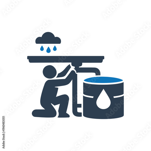 Harvest Rain Water Icon