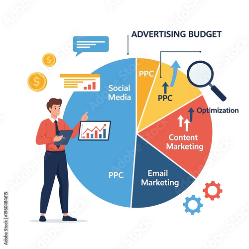 Marketing Budget Allocation: PPC, Social Media, Content, Email - Business Strategy