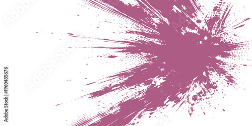 Abstract explosion of paint splashes with vivid colors, adding dynamic energy to any design. Capture the abstract splash and vibrant effect.