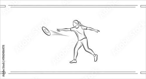 Woman throwing a frisbee in a park, dynamic action shot, outdoor recreation, summer activity