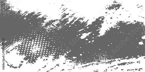 Abstract textured brushstrokes of gray hues elegantly cascade across a canvas, creating an abstract sense of motion and depth. The dynamic strokes evoke a feeling of artistic flair.