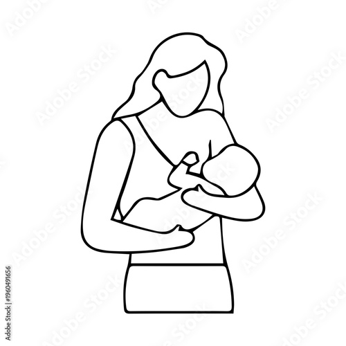 Mother Breastfeeding Baby