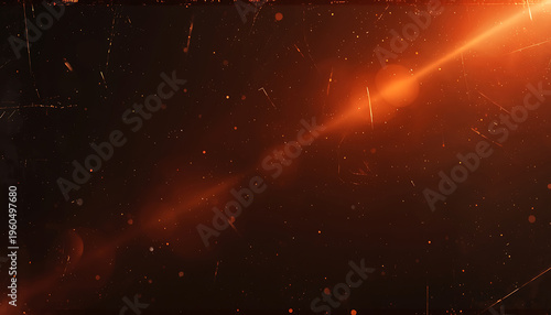 Abstract background with sparks and rays of light. 3D illustration.