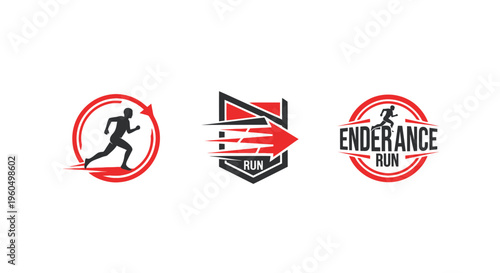 Running Man Logos: Endurance, Speed, and Athleticism Icons