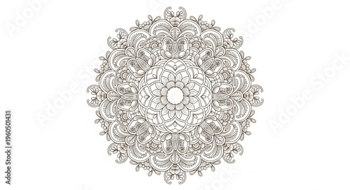 Gray Sparkly Round Decorative Object.