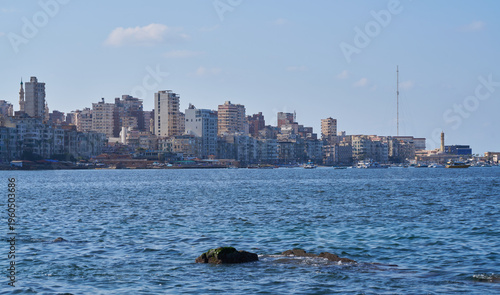 Foto Alexandria skyline along the Mediterranean coast