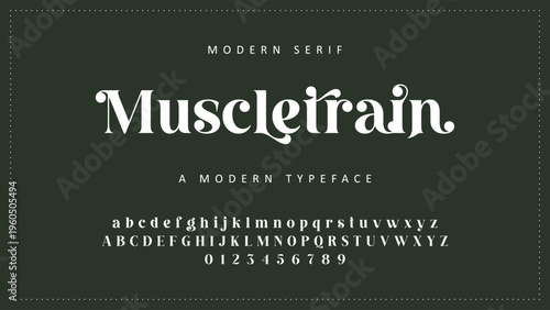 Luxury alphabet letters font and number. Typography elegant wedding classic lettering serif fonts decorative vintage retro concept. vector illustration