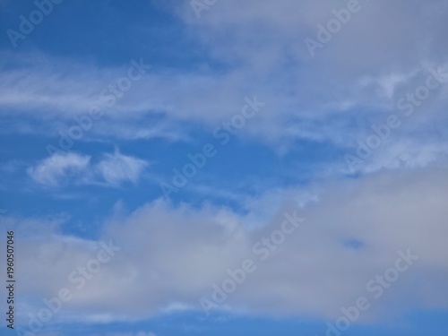 blue sky with clouds