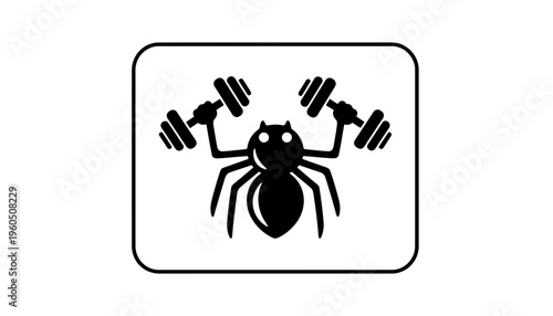 Spider Lifting Weights, Fitness Spider, Gym Workout, Strength Training, Healthy Lifestyle