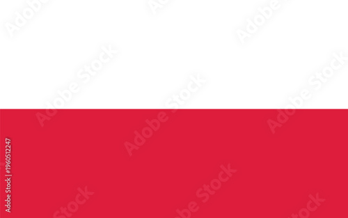 Simple Flat Vector Design Poland National Flag Free Download Simple Flat Vector Design Poland National Flag - GFXLoad
