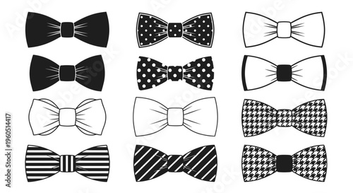 Bow Tie Collection: Diverse Patterns and Styles
