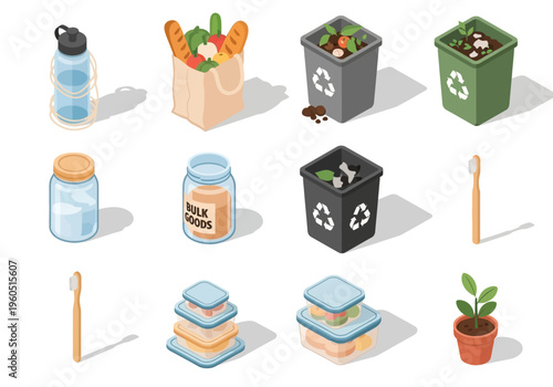 Eco-friendly lifestyle items for sustainable living and waste reduction