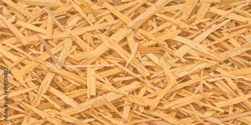Abstract a close-up texture showcases the beauty of wood chips, presenting a natural and detailed look of the material.