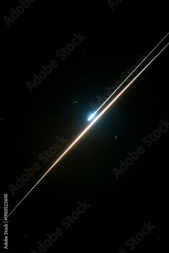 Celestial Stream: A Brilliant Cosmic Streak