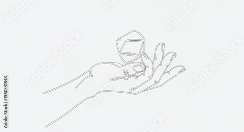 Hand holding a tea cup.