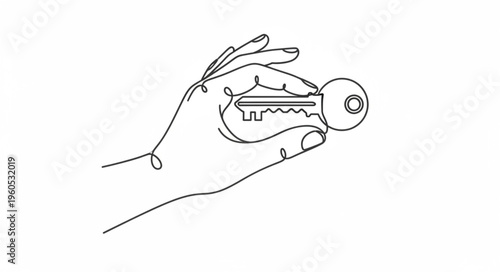 Hand Holding Bottle Opener Tool.