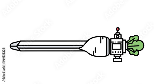 Innovative fusion of organic root vegetable and advanced space propulsion technology