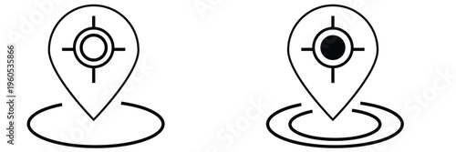 Location  icon set map pointer , navigation marker distance route  address destination indicator pinpoint button  icons collection black , red , green , blue  location icon set , white background, EPS