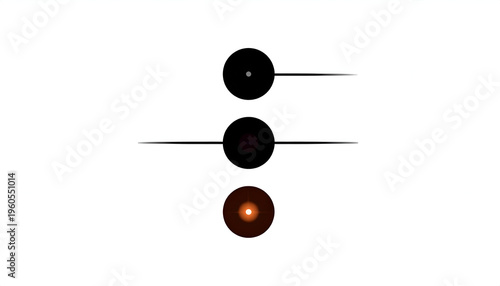 Traffic signal shows red light indicating to stop against isolated background.