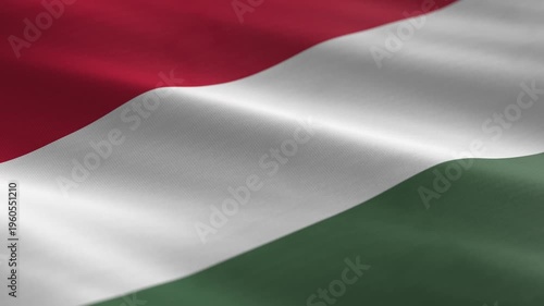 Hungary - waving flag loop