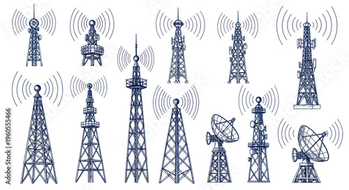 Communication Towers and Antennas: Signal Transmission and Network Infrastructure