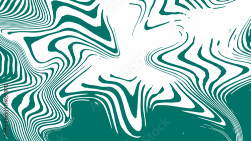 Vector Whimsical abstract artwork captures intricate patterns and vibrant colors, resembling swirling waves and fluid forms.