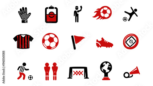 Icons featuring sportsgame, icon, ball, vector, illustration, set, football, competition, symbol, sport, graphic, equipment, fitness, basketball, element, activity, design, bas gear and game elements.