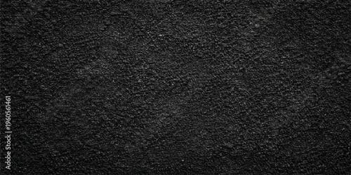 Detailed macro view of a dark black leather fabric texture featuring a rough material surface and artificial skin pattern for a high-quality textile background wallpaper