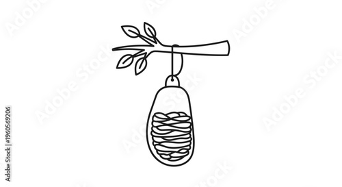 Honey in a Hanging Pot.