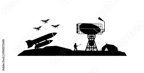 Modern Military Surveillance and Drone Operations