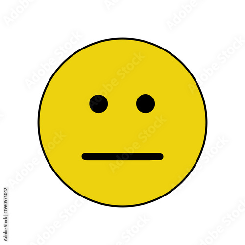 Neutral Face Emoji Icon