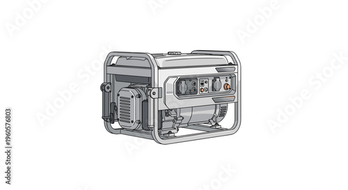 Portable Generator Machine Equipment.