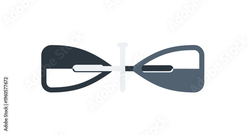 Abstract Bowtie Shape with Geometric Lines and Gradients