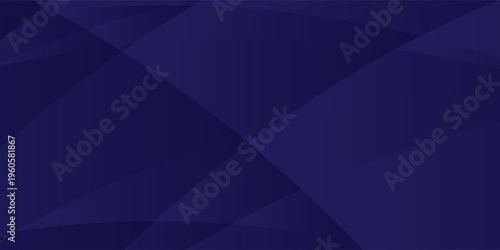 Deep Blue Geometric Abstract Background With Low Poly Triangular Pattern for Technology and Business Designs
