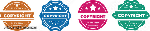 Copyright Protected Badge Set