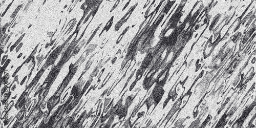 Abstract monochrome distressed texture with diagonal streaks and grainy effect resembling weathered wood or scratched metal surface