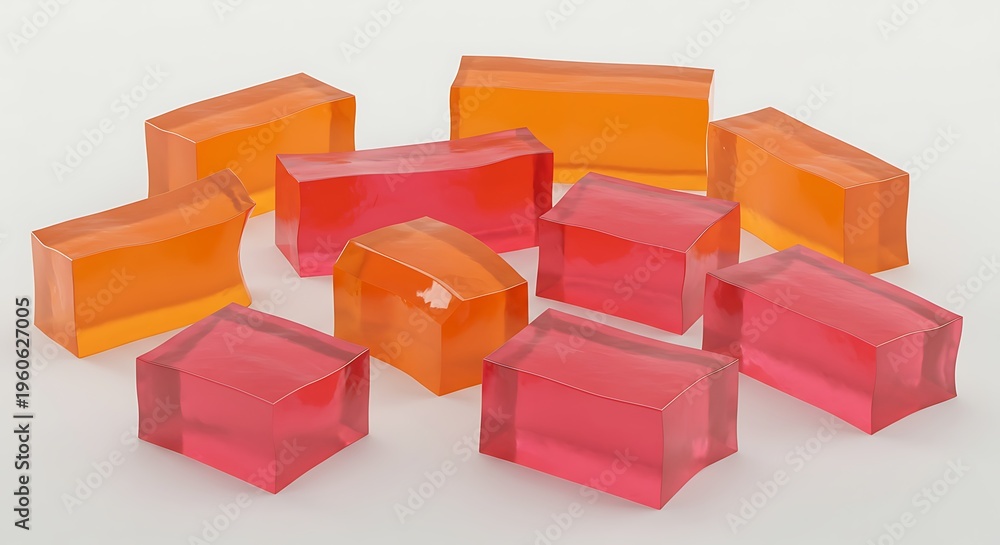 Fototapeta premium Amber & Ruby Translucence