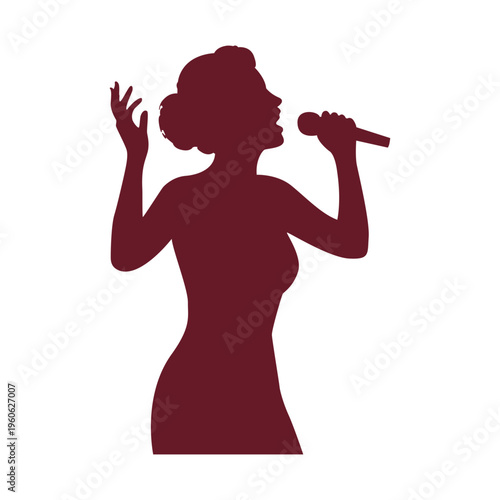 Singer Silhouette Icon