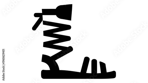 Gladiator sandals icon