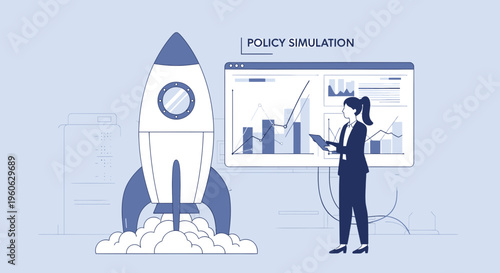 Business Rocket Launching Policy Simulation Data Analysis.