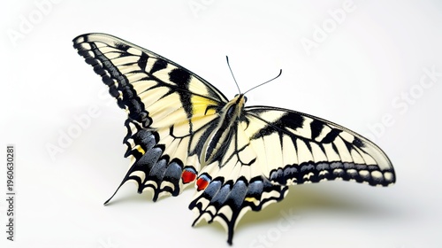 Butterfly with spread wings