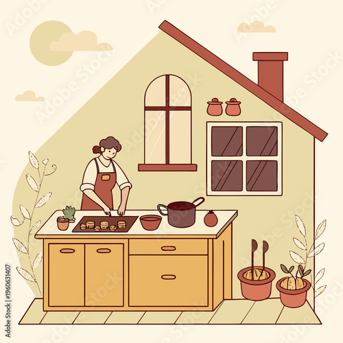 Home Cooking and Kitchen Utensils Minimal Outline Icon Set
20 Culinary and Recipe App Vector Line Icons
Clean Kitchenware and Food Preparation UI Icon Collection
Modern Monoline Symbols for Cooking an