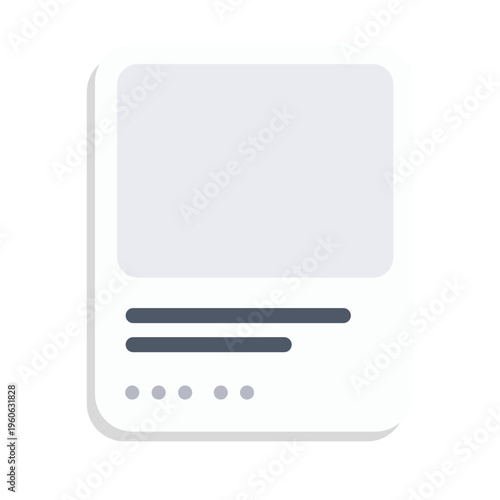 Simple UI Card Element Icon