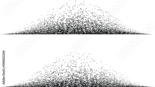 Noised gradient spiral line .Graffiti art design . Noise dispersion wavy logo . Spray effect .Grunge texture . Distressed element .vector