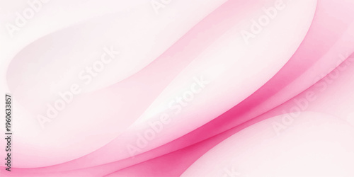 An elegant abstract pink background features soft flowing waves and a smooth silk texture with purple light curves creating a modern vector pattern for a decorative wallpaper design