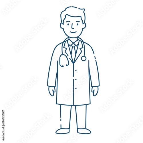 Doctor Line Art Icon