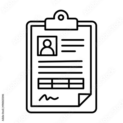 Clipboard Document Icon