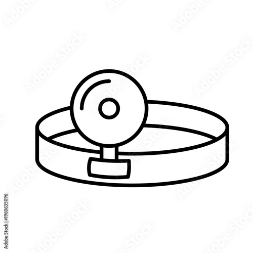 Medical Head Mirror Icon