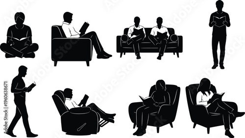 Vector collection of hand drawn minimalist volleyball icons featuring female athletes serving spiking diving and jumping with balls isolated on white background for sports design