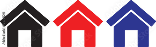 House symbol.isolated on white background. Vector illustration.